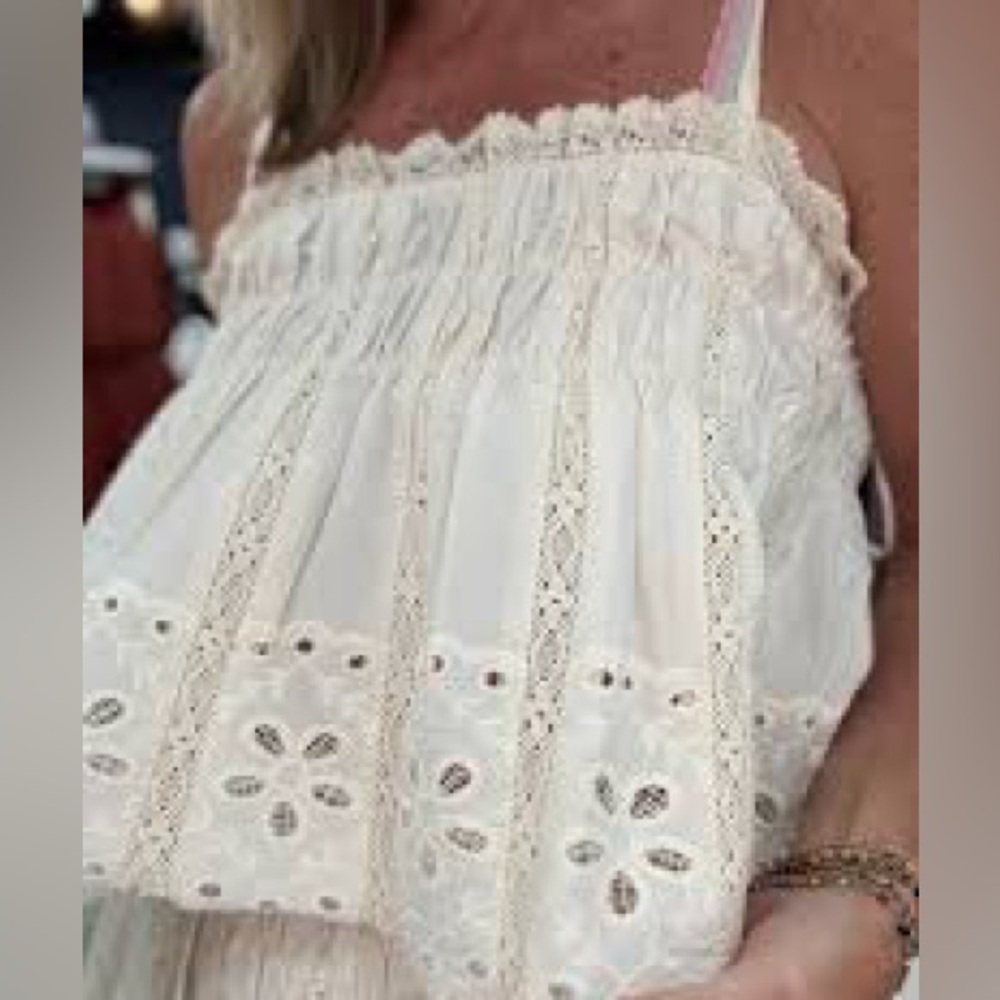 ALTAR’ STATE |  Embroidered Lace
Crop Top Size M - Picture 3 of 12